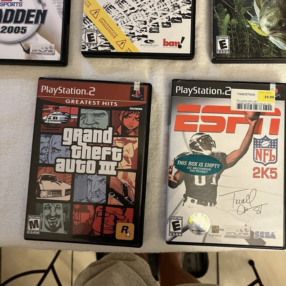 PlayStation 2 Assorted Game Bundle Call of Duty 2, SOCOM, 8 Games in Total